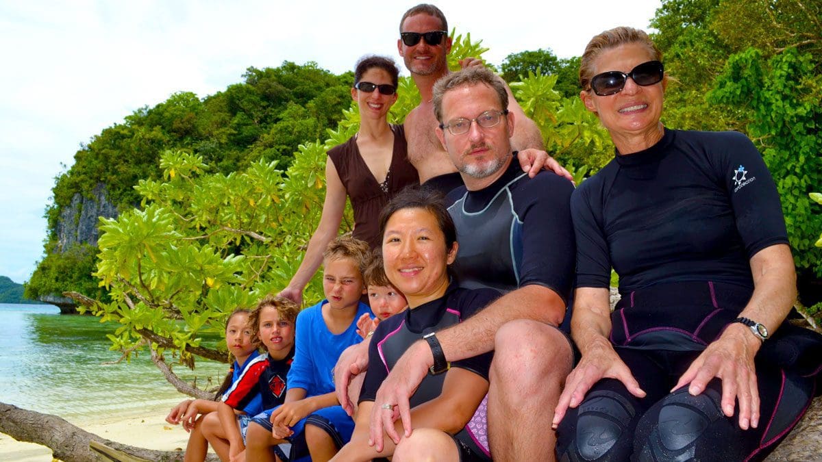 Grandmother divers, family dive vacations, kids sea camp